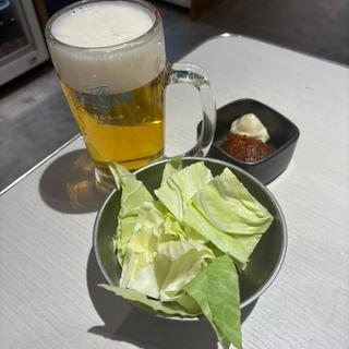 香るエール + お通し(屋台屋 博多劇場 横浜店)