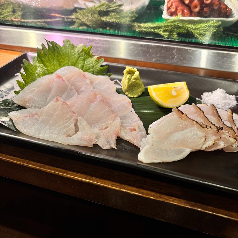 クエ刺し(寿司厨房 六山)