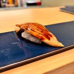 穴子握り(寿司◯もと)