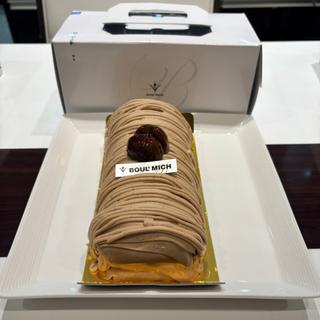 モンブランロールケーキ(ブールミッシュ あべのハルカス近鉄本店)