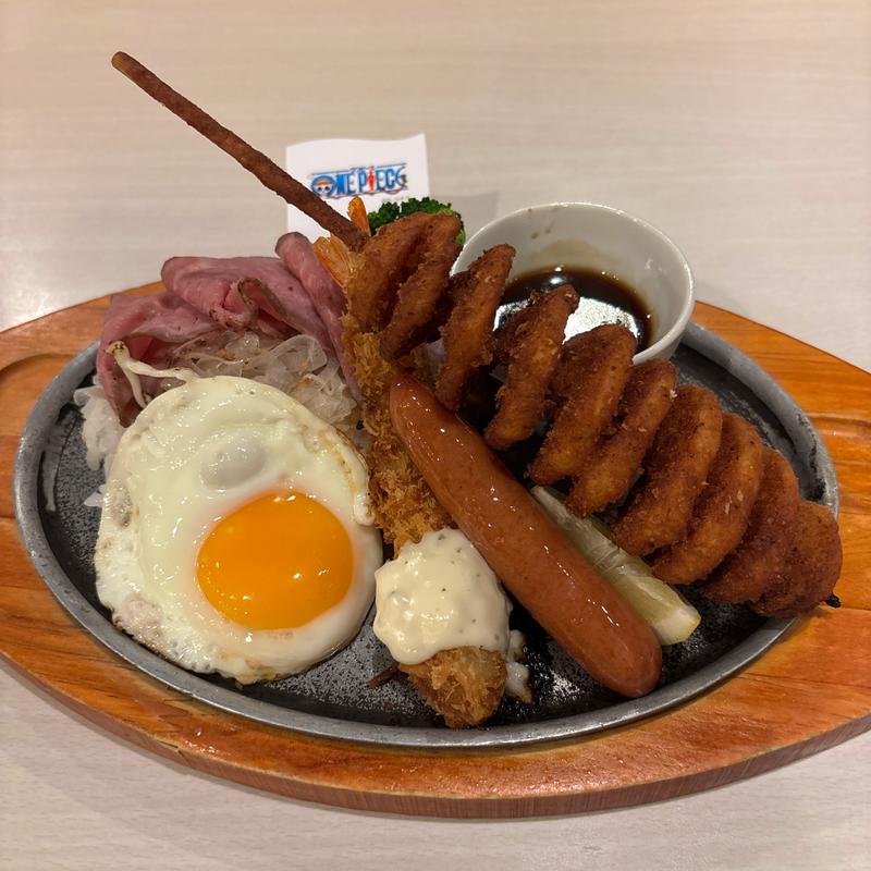 ゾロの三刀流鉄板盛り(ジョイフル桶川店)