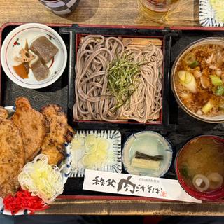 肉汁そば 豚丼セット(秩父肉汁そば 山寿)