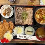 肉汁そば　豚丼セット(秩父肉汁そば 山寿)