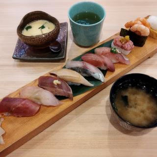 のへそ握りセット(横丁魚のへそ 清水ドリームプラザ店)