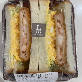 海老カツタマゴサンド(ローソン 鶴ヶ島若葉店)