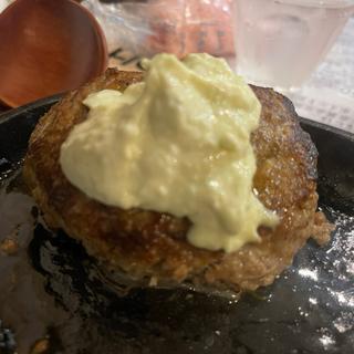 ハンバーグ　ワサマヨ(武州うどんあかね&みどりダイニング)