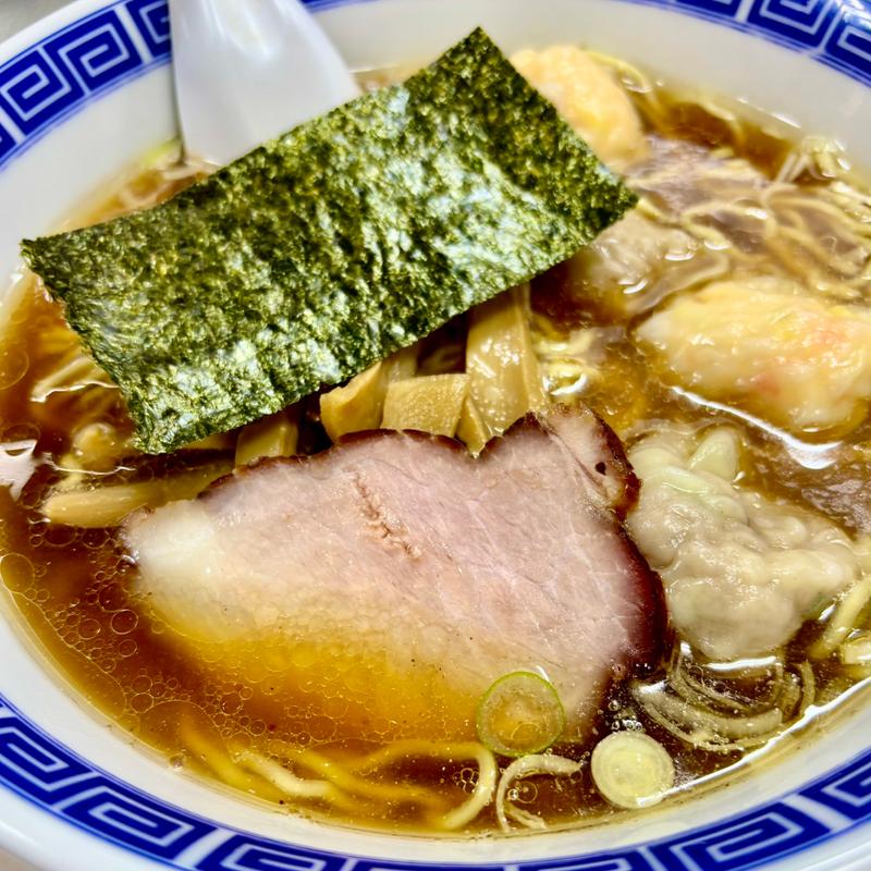 ワンタンメン　ミックス(支那そば いしはら)