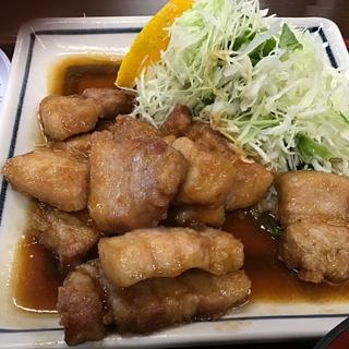 豚バラ定食(みよし食堂)