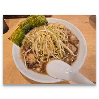 ネギラーメン+チャーシュー(やばいラーメンショップ ぜんこう本店)