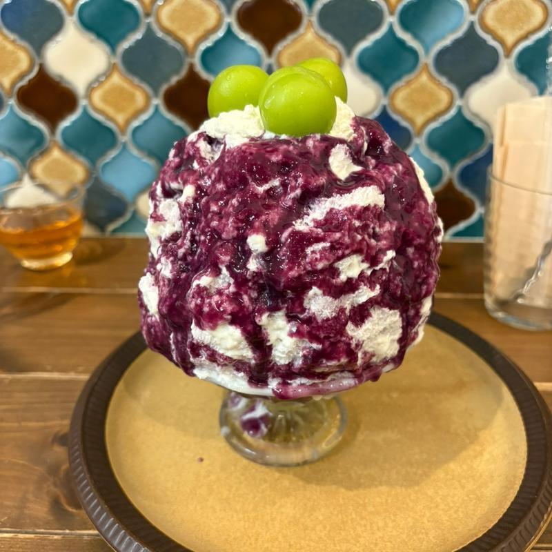 ぶどうレアチーズ氷(Osaka コロミツ堂)