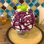 ぶどうレアチーズ氷