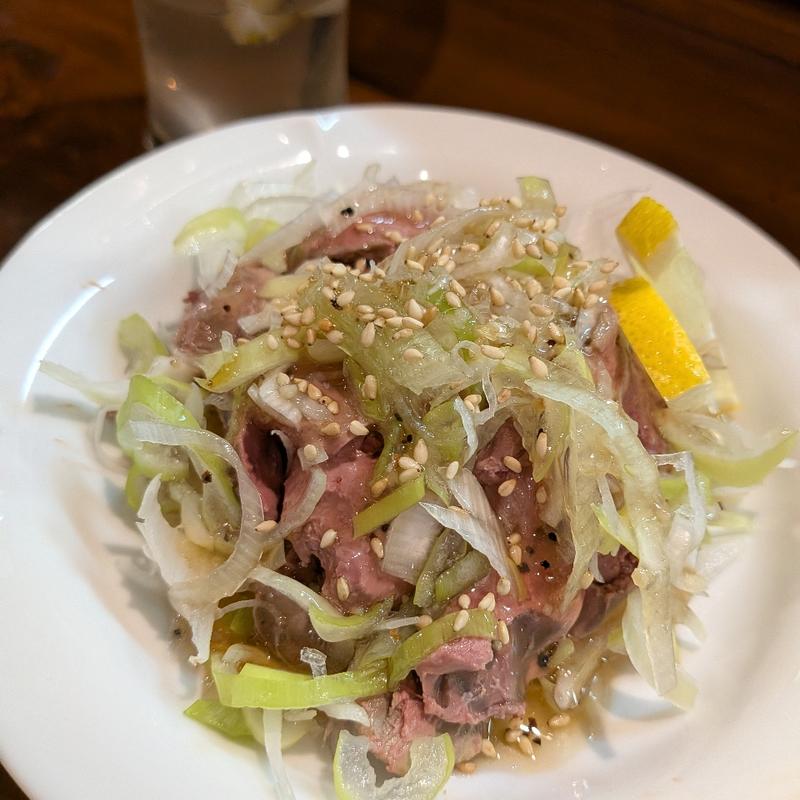 白レバーネギ塩タレ(鶏調べ)