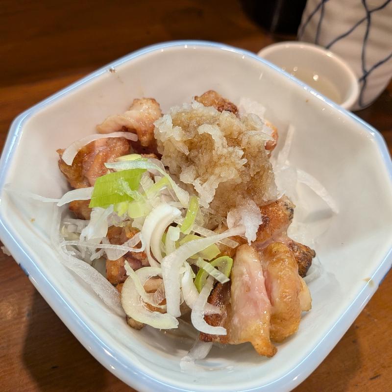 鶏皮ポン酢(鶏調べ)