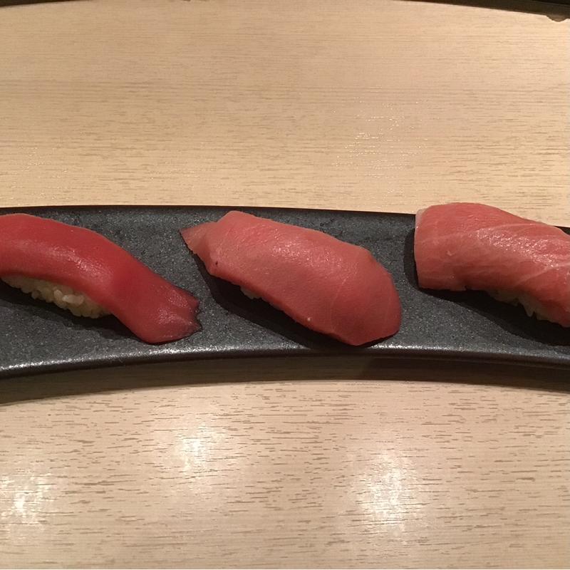 まぐろ三貫(秋田港)