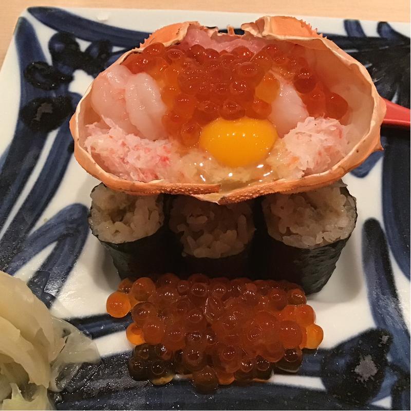 海老カニいくら　こぼれ寿司(秋田港)