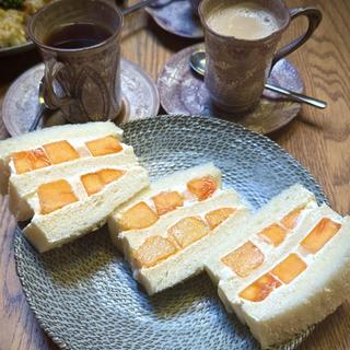 柿サンドイッチ(市川屋珈琲)