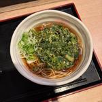 春菊の天ぷらそば