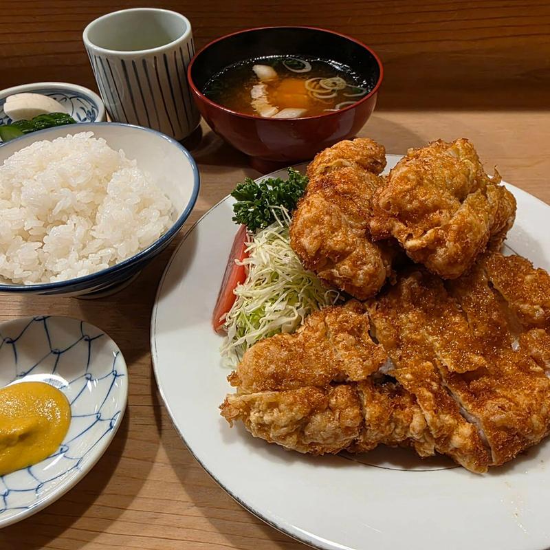 ロースカツ定食 串カツ(単品)追加(とんき 目黒店 )