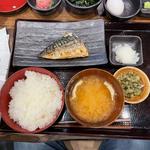 朝さば文化干し定食ご飯大盛