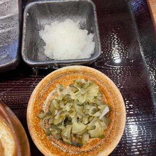 朝さば文化干し定食ご飯大盛