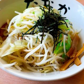 油そば 野菜