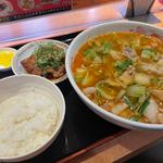 スタミナラーメン(大)+ラーメンセット(天理スタミナラーメン 平城店 )