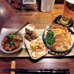 まぐろのネギトロたたき まぐろ煮と白魚(くいもの家 泉(SEN))