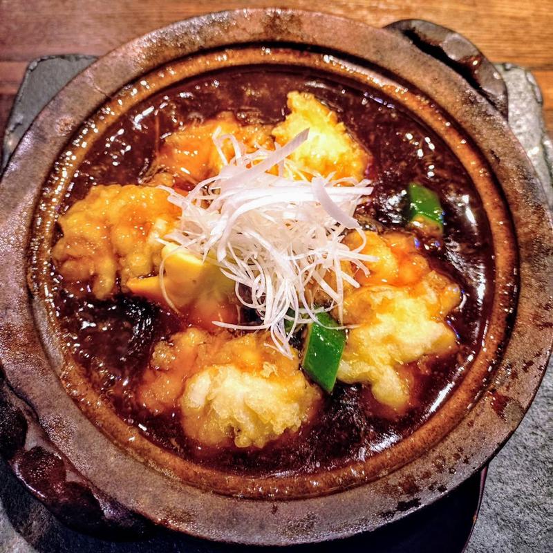 白子の天ぷら べっ甲餡掛け(くいもの家 泉(SEN))