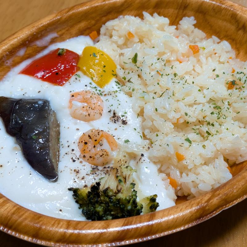 えびクリームライス(イオンスタイル竹の塚)