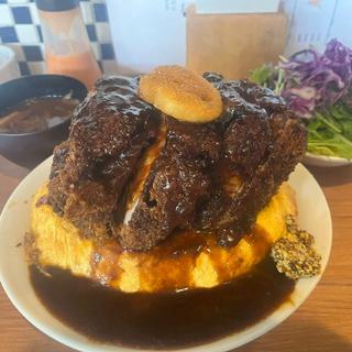 オムカツジャンボ(洋食 Mogu)