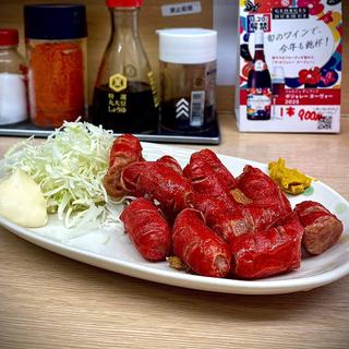 赤ウインナー揚げ(信濃路)