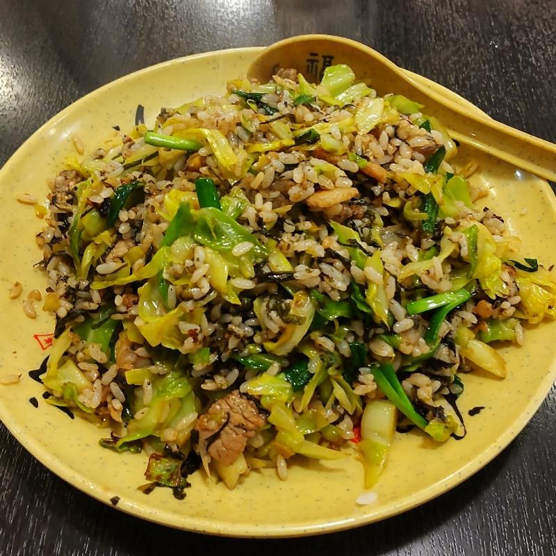 海苔入り福建海鮮チャーハン(日本沙県食坊)