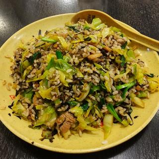 海苔入り福建海鮮チャーハン(日本沙県食坊)