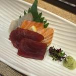 蒼波コース　本日の特選鮮魚の三種盛り合わせ(銀波 新宿東口店 （GINPA）)