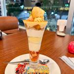 紅玉りんご&スイートポテトのブリュレパフェ