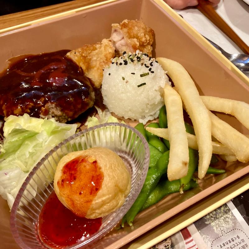 おこさまハンバーグセット(ステーキハウス ブロンコビリー 新小岩店)