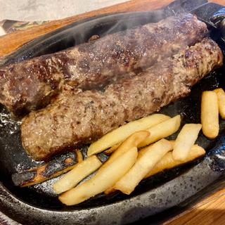 ブロンコおじさんのこだわり炭焼きがんこハンバーグ300g(ステーキハウス ブロンコビリー 新小岩店)