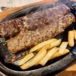 ブロンコおじさんのこだわり炭焼きがんこハンバーグ300g(ステーキハウス ブロンコビリー 新小岩店)