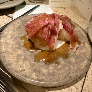 白子のフリット 生ハム フェメドポアゾン(PRÈS)