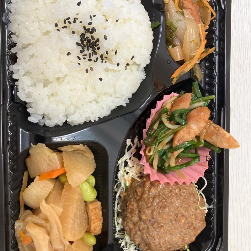 日替わりランチ　ハンバーグ(テイクアウト&デリ musha)