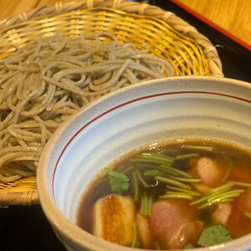 鴨のつけそば(石臼挽き十割蕎麦 八)