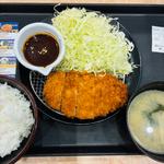 味噌ロースかつ定食(松のや 下永谷店)