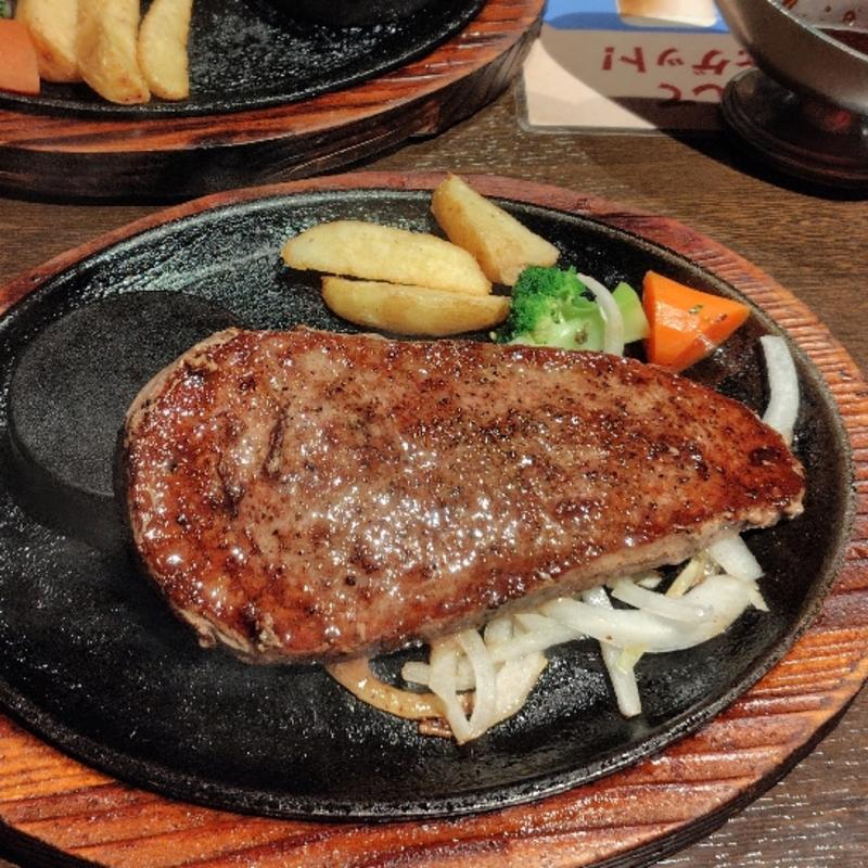 学生ハンバーグ(ステーキのあさくま関店)