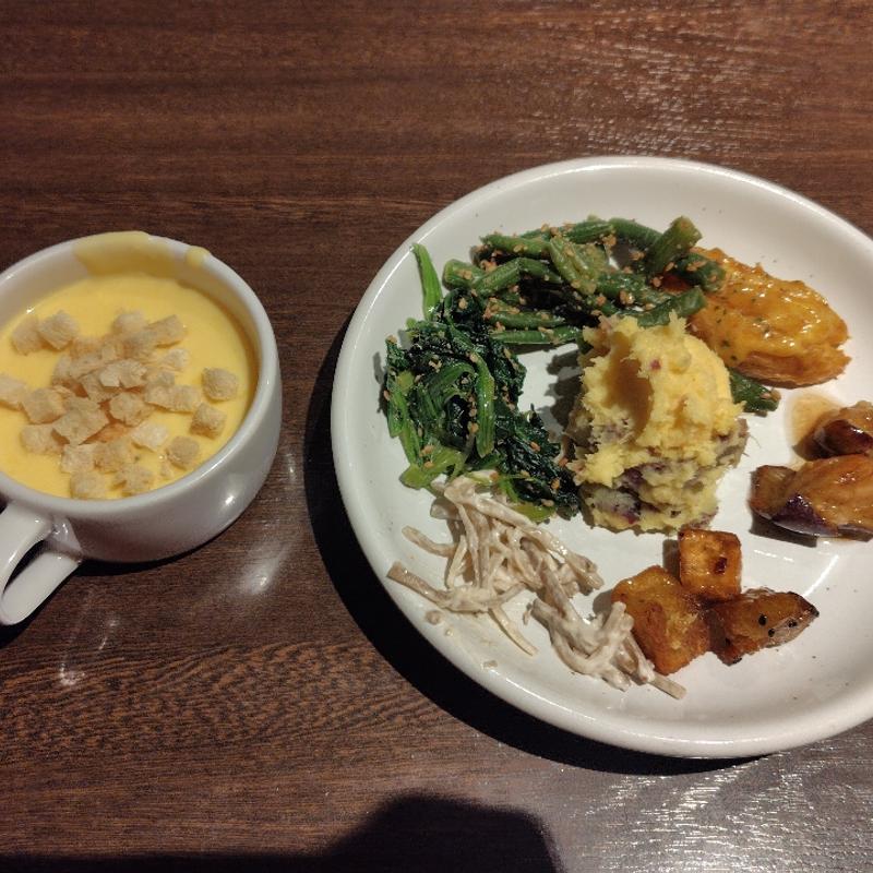 サラダバー(ステーキのあさくま関店)