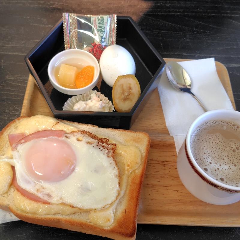ハムエッグトーストセット(おんさい)