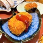 里芋のコロッケ（籠盛り御膳）