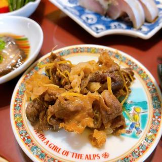 牛肉のしぐれ煮（籠盛り御膳）