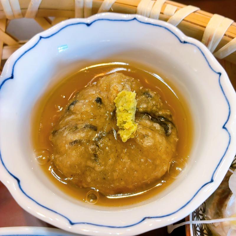 レンコン饅頭（籠盛り御膳）(笑吉)