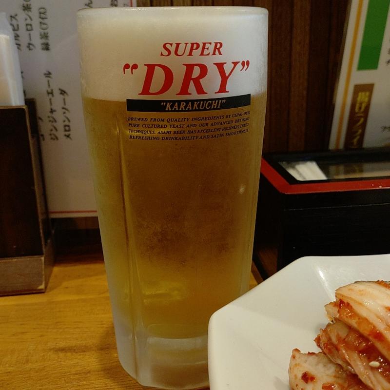 生ビール(韓国居酒屋とん豚)