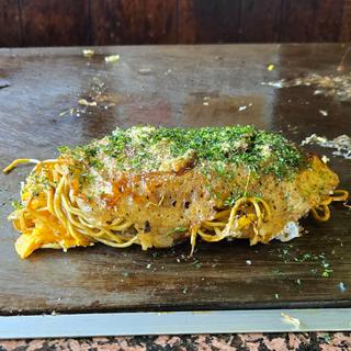 そば台つき肉玉油